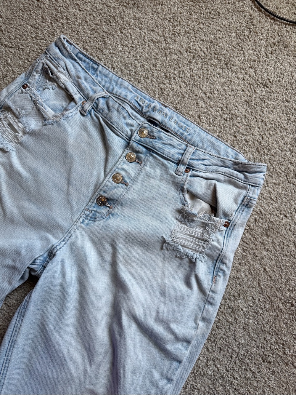 American Eagle Light Blue Stretch Denim Jeans